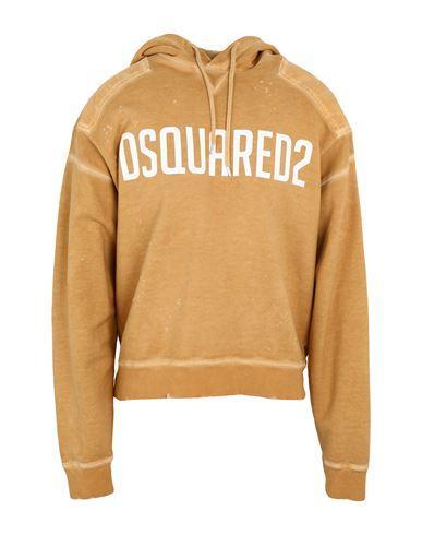 DSQUARED2 Man Sweatshirt Mustard Size L Cotton, Elastane In Yellow Product Image