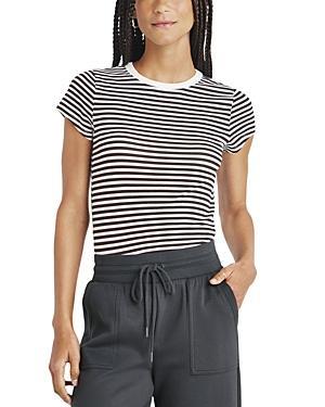 Splendid Candice Stripe Linen Blend T-Shirt Product Image