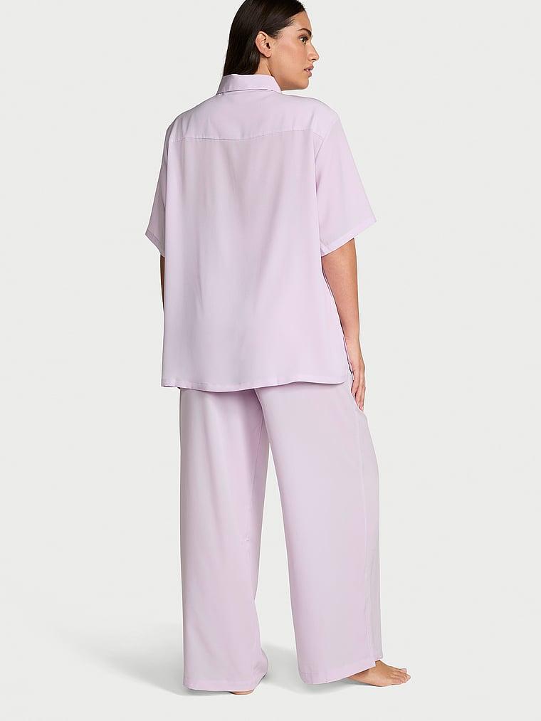 Luxe Crepe Long Pajama Set Product Image