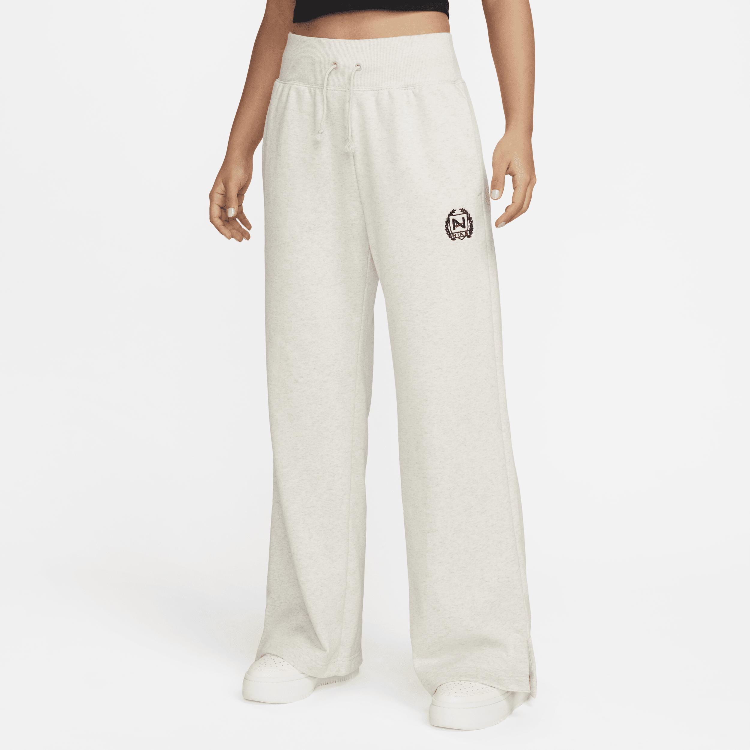 Womens Nike Sportswear High-Waisted Wide-Leg Fleece Pants product image