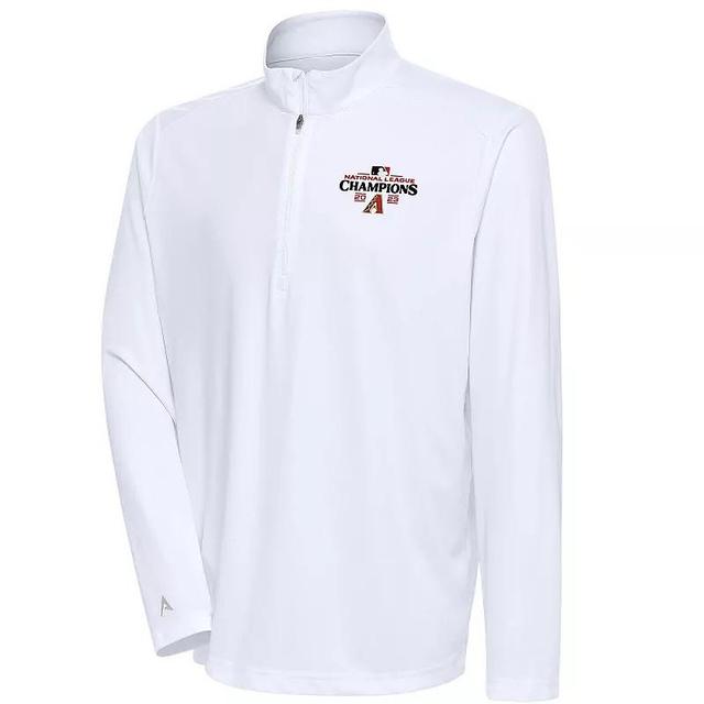 Mens Antigua Arizona Diamondbacks 2023 National League Champions Tribute Quarter-Zip Pullover Top Product Image