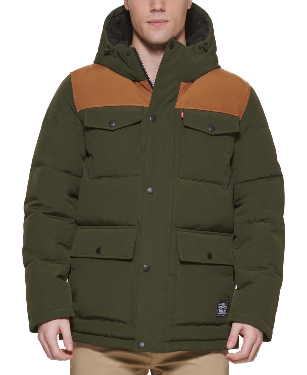 Mens Levis Four Pocket Hooded Parka Product Image