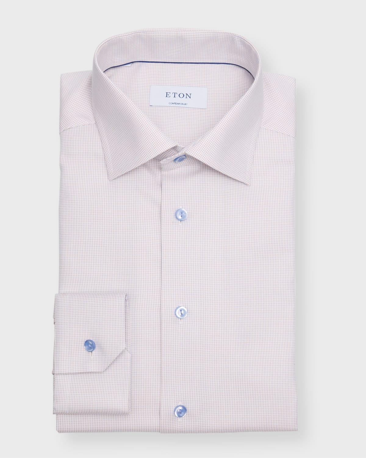 Mens Contemporary Fit Semi Solid Dobby Shirt Product Image