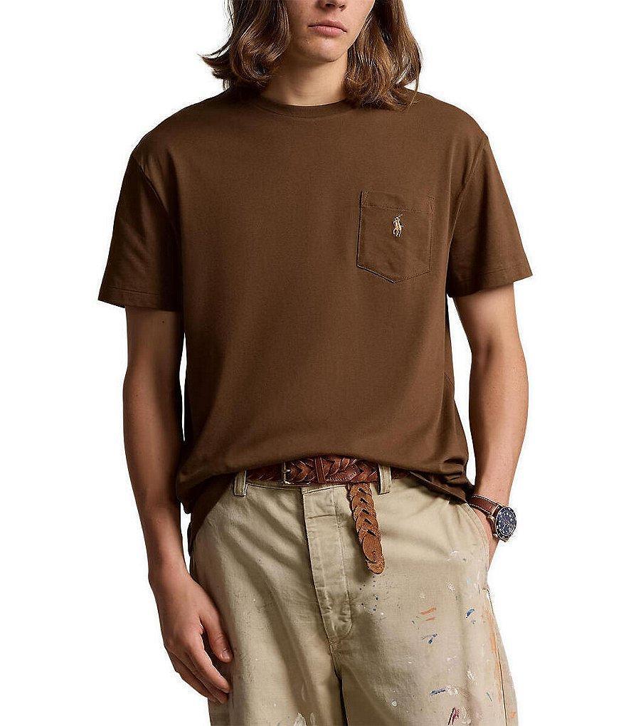 Polo Ralph Lauren Classic Fit Jersey Short Sleeve Pocket T-Shirt Product Image