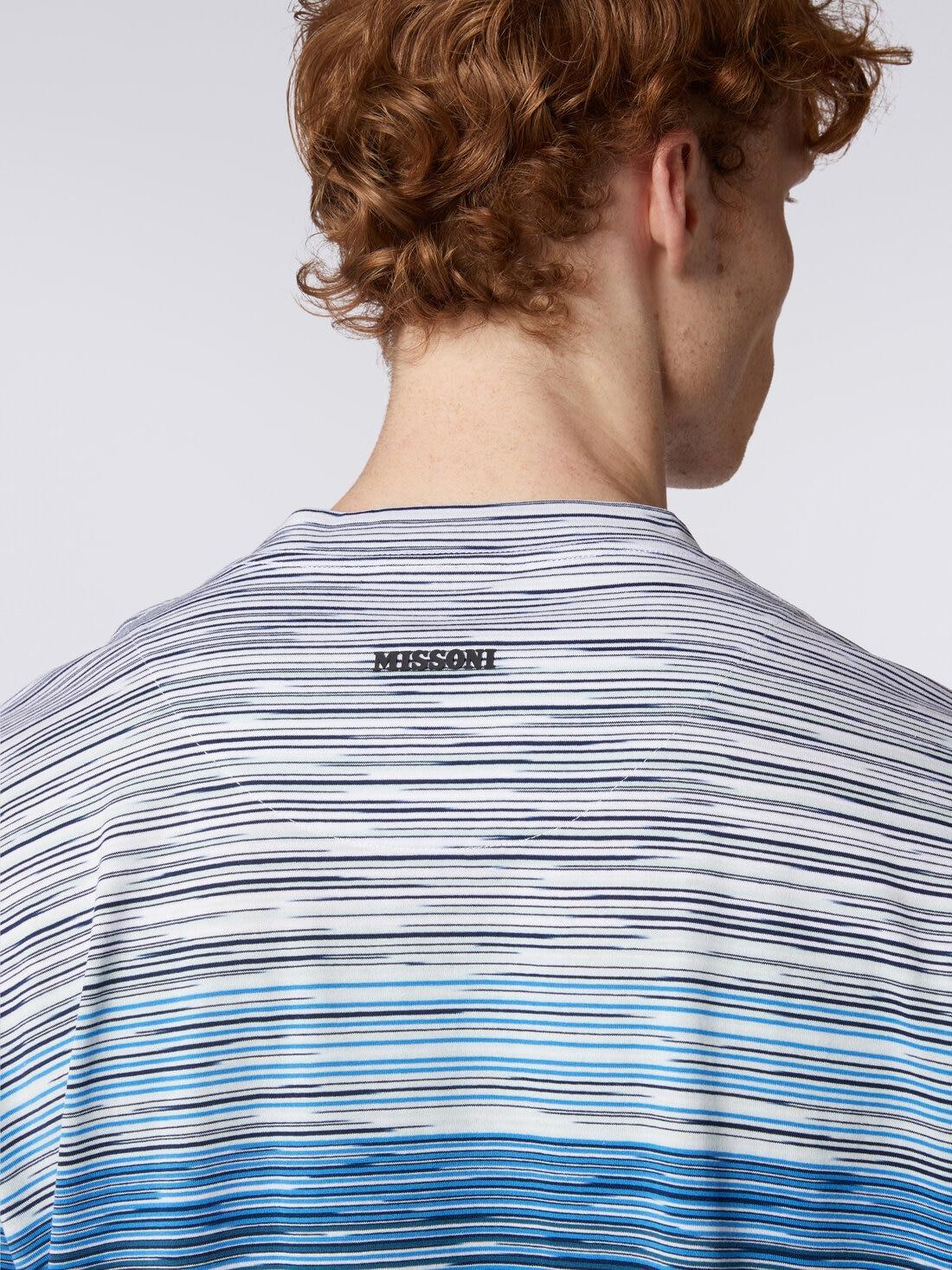 Short-sleeved T-shirt in slub cotton Multicoloured | Missoni Product Image