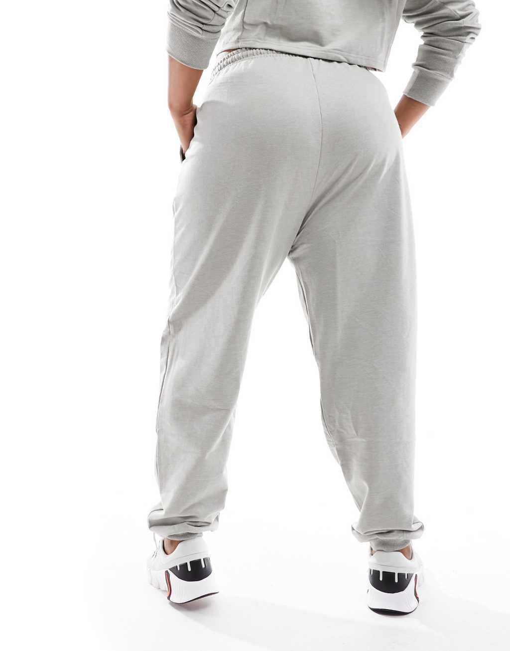 ASOS 4505 Curve Icon slim training sweatpants in loop back in gray - part of a set Product Image