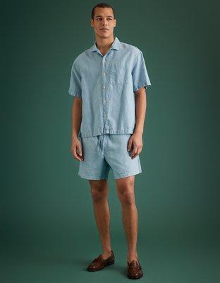 AE77 Premium Chambray Pull-On Short Product Image