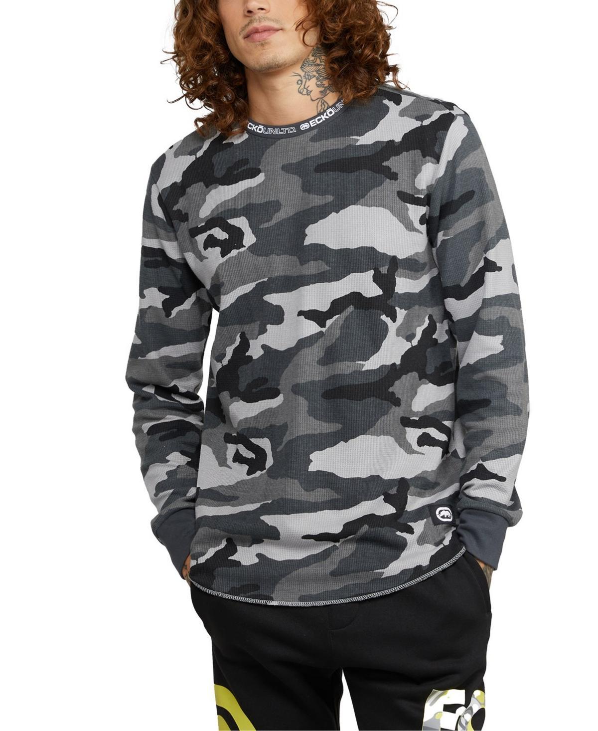 Ecko Mens Printed Rib Solid Thermal Product Image