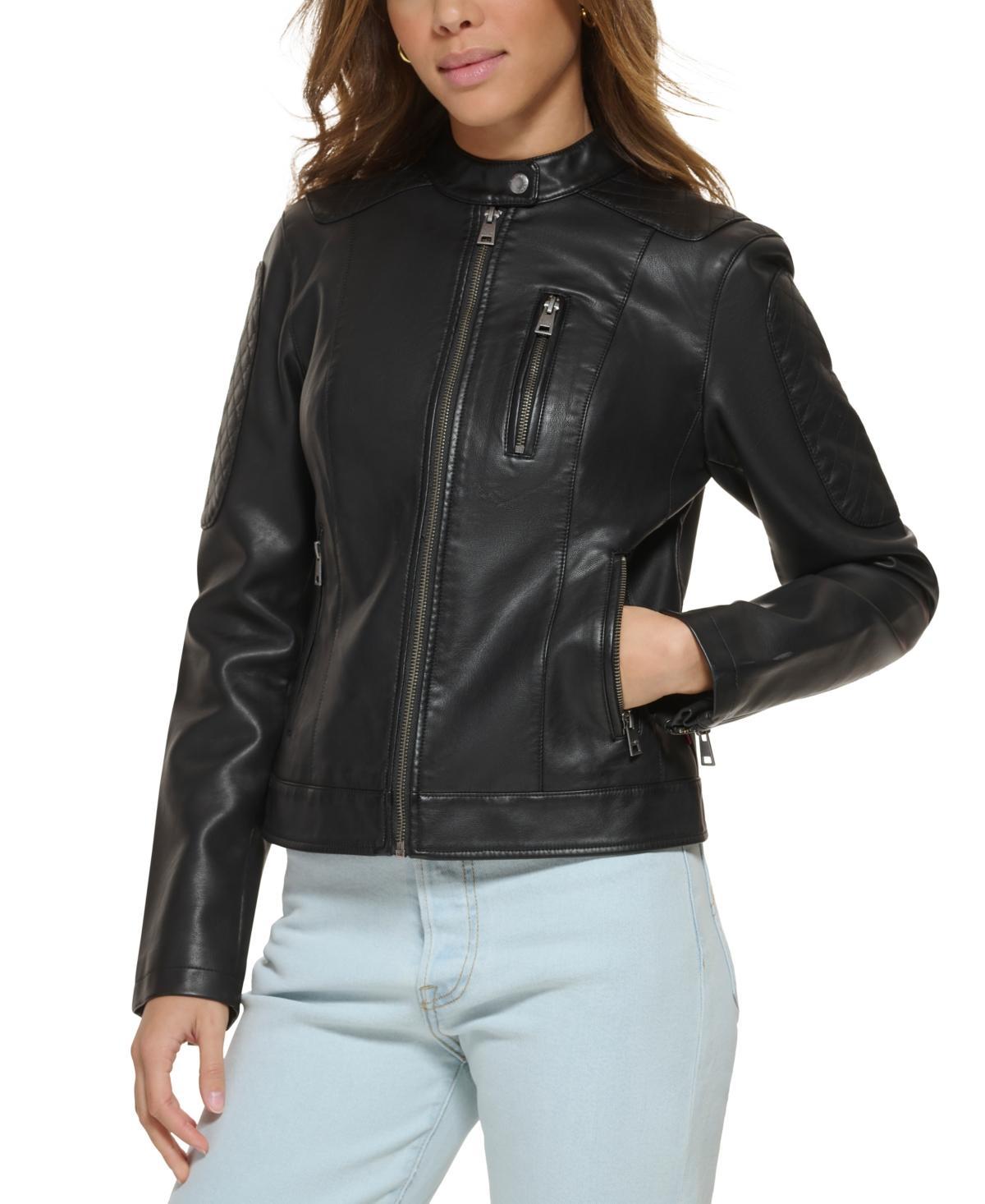 Levis Womens Faux Leather Biker Jacket Product Image