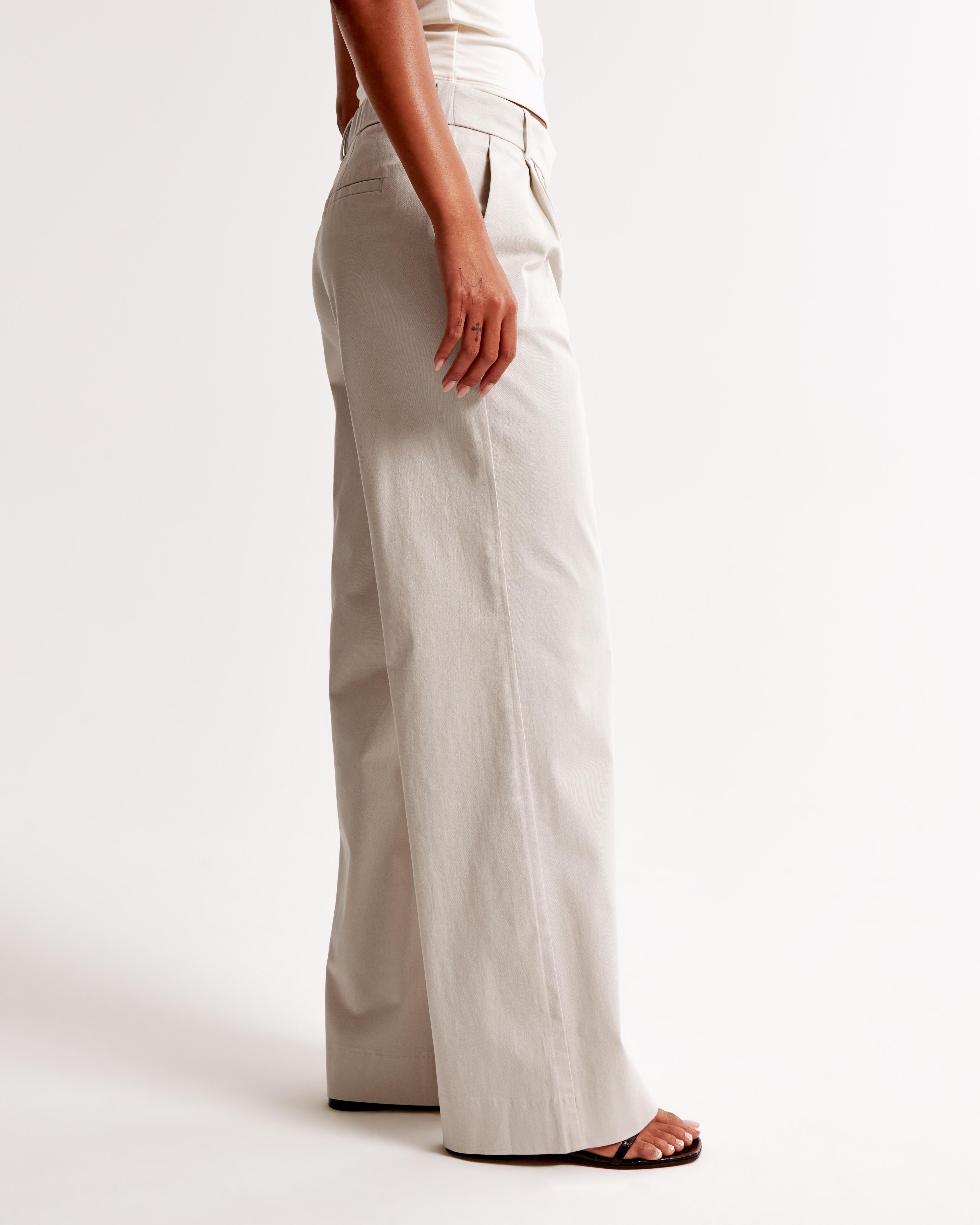 A&F Sloane Low Rise Tailored Twill Pant Product Image