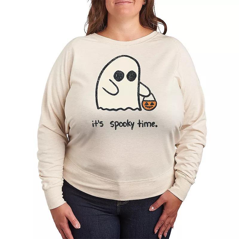 Plus Size Its Spooky Time Halloween Pullover, Womens Product Image