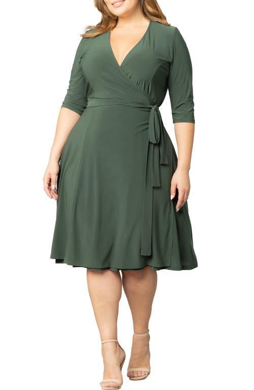 Kiyonna Essential Wrap Dress Product Image