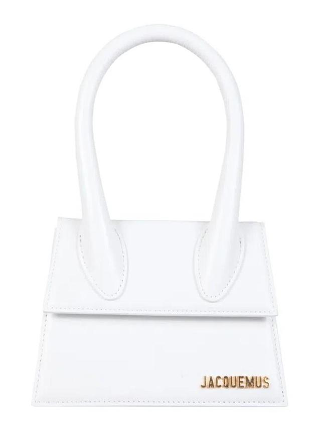 JACQUEMUS Le Chiquito Moyen In White Product Image