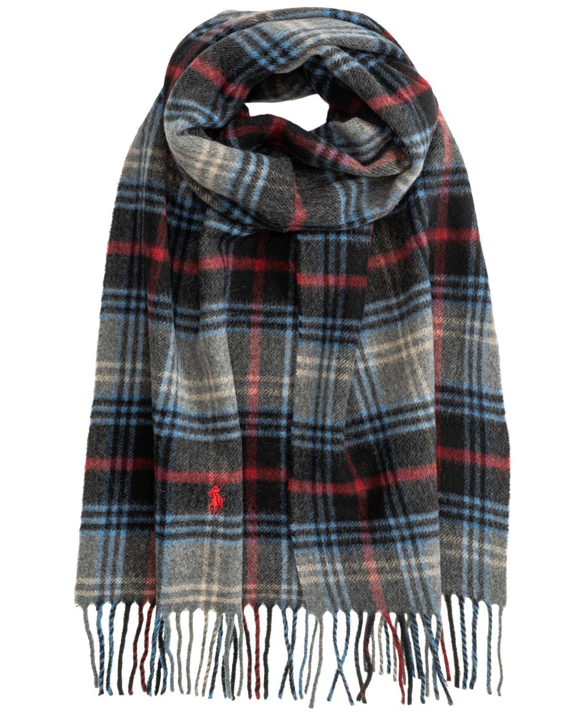 Polo Ralph Lauren Mens Cashmere Blend Plaid Scarf Product Image