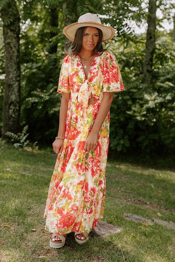 Sway The Night Away Floral Midi Product Image