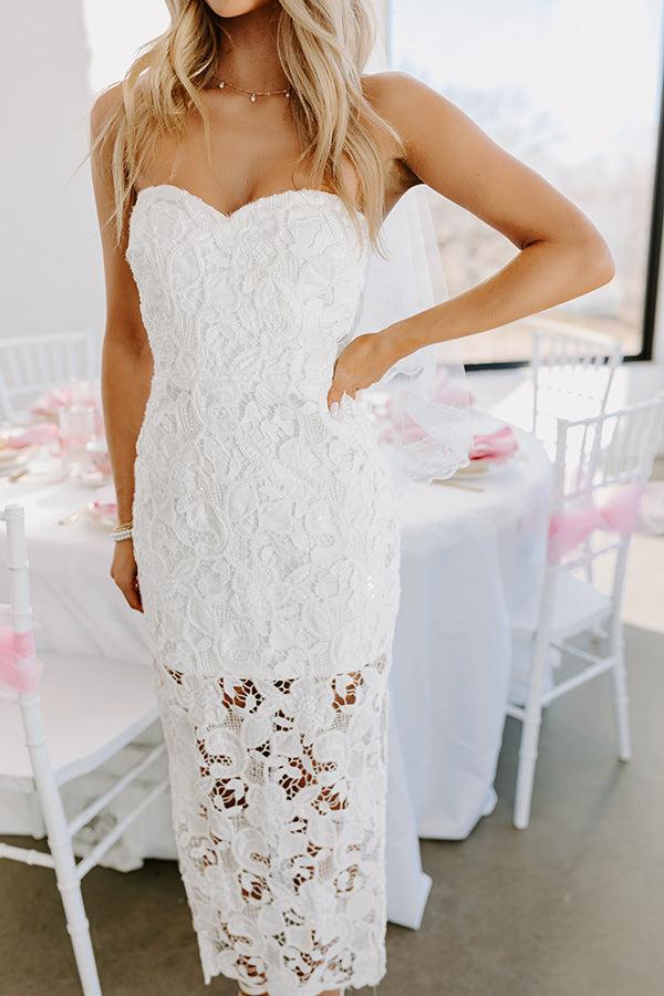 Better Than Classic Crochet Midi in White Product Image