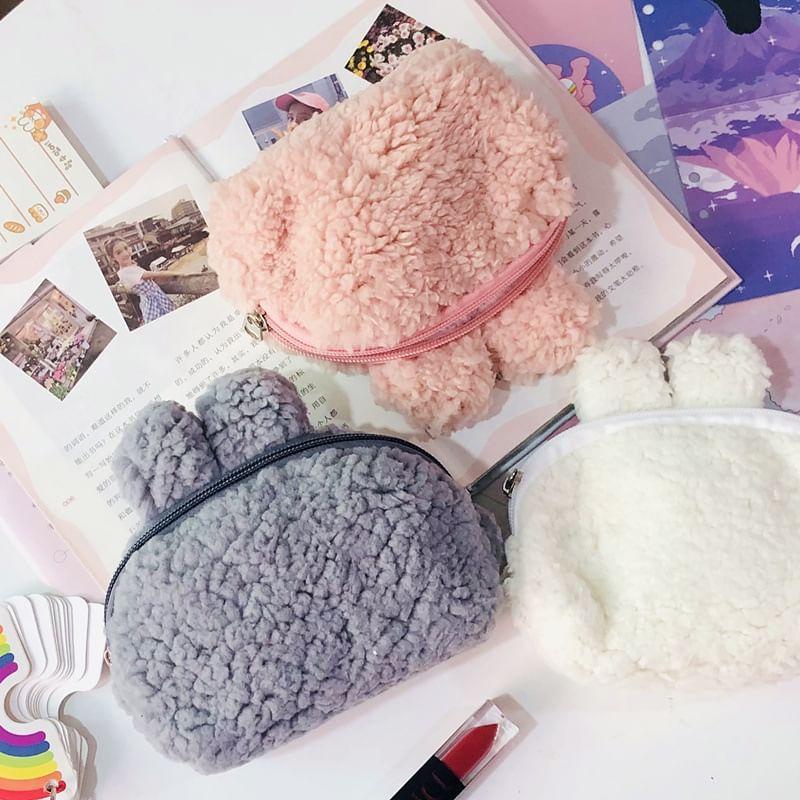 Rabbit Fluffy Coin Purse / Makeup Pouch Product Image