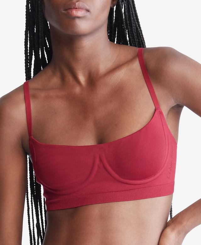 Calvin Klein Womens Bonded Flex Balconette Bralette QF6609 Product Image