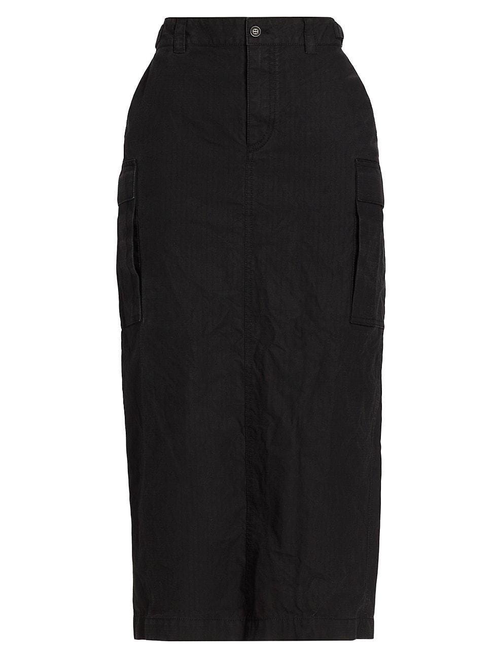 Womens Cargo Midi-Skirt Product Image