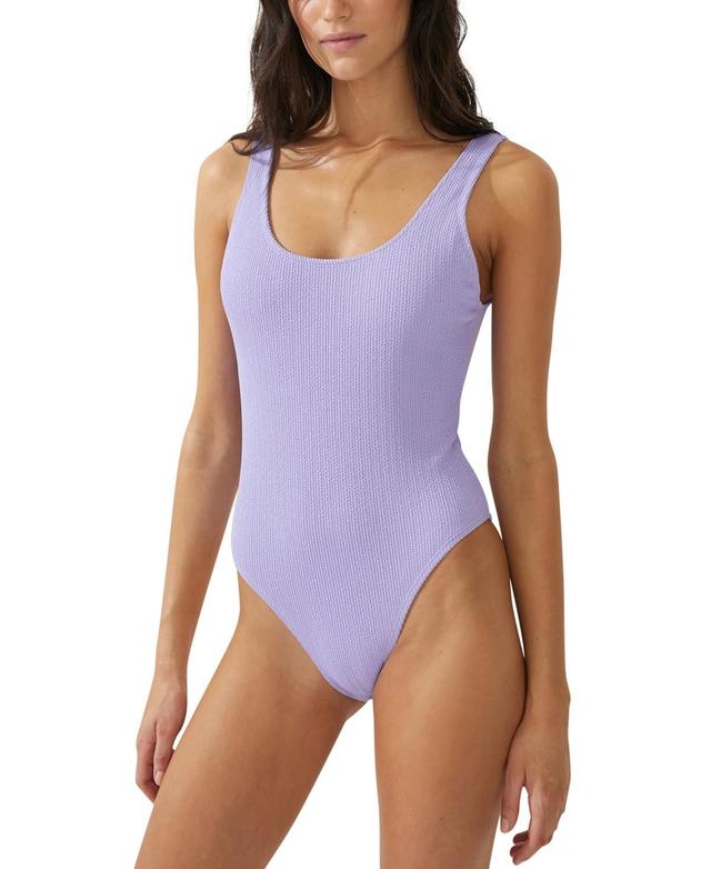 Cotton On Womens Low-Back One-Piece Swimsuit Product Image