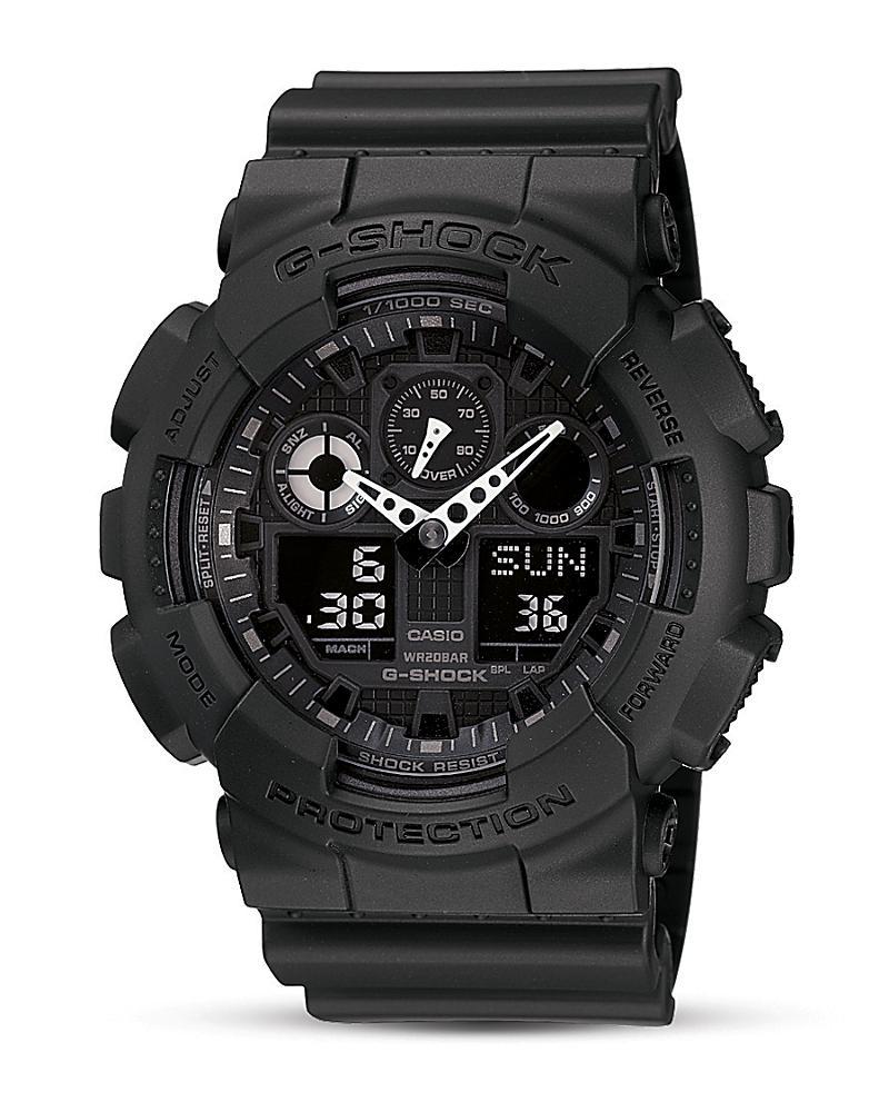 G-Shock Mens Black Resin Watch, 55mm Product Image