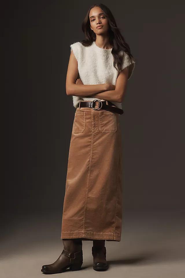 The Colette Corduroy Maxi Skirt by Maeve Product Image