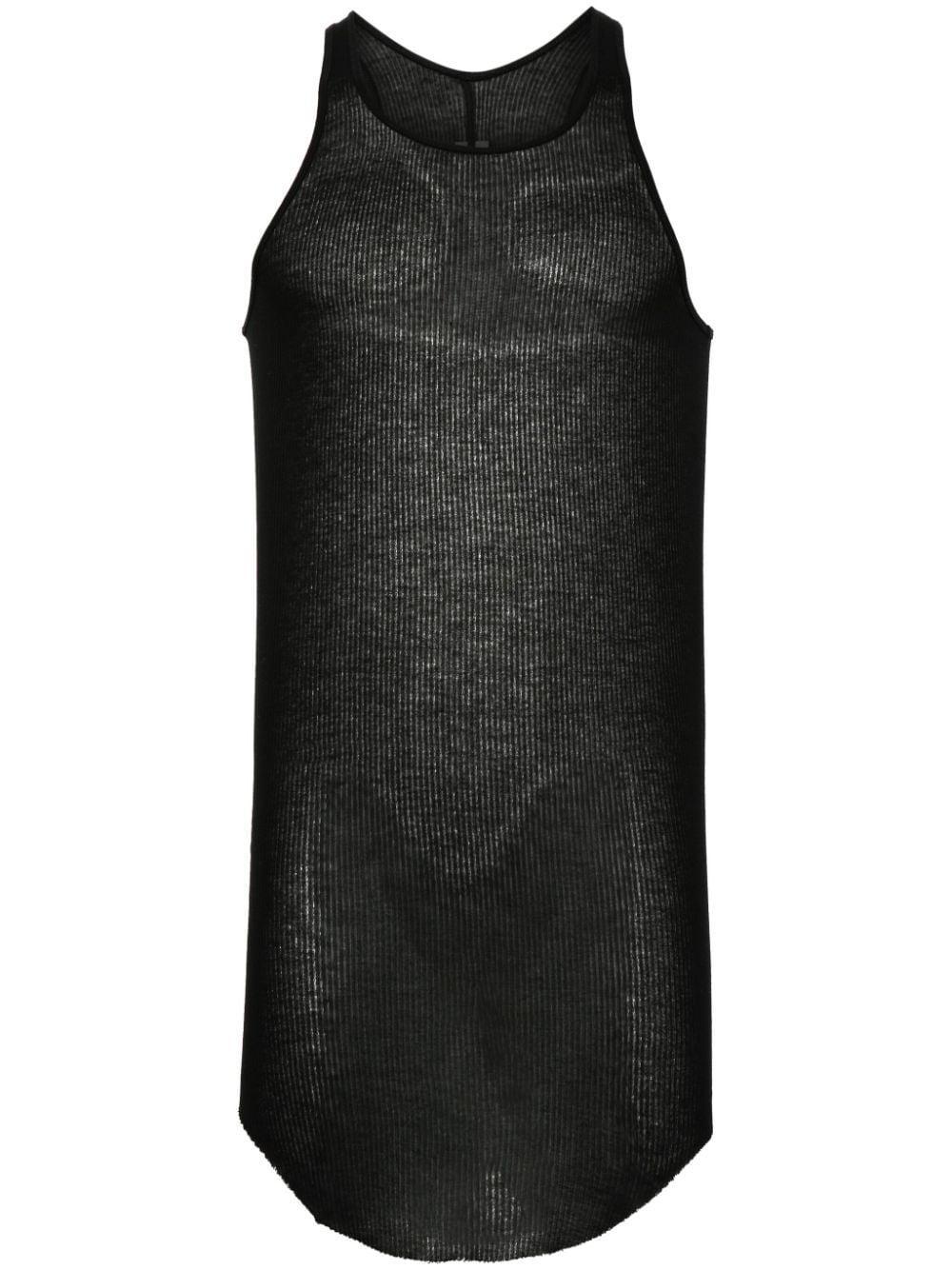 Black Organic Cotton Tank Top Product Image