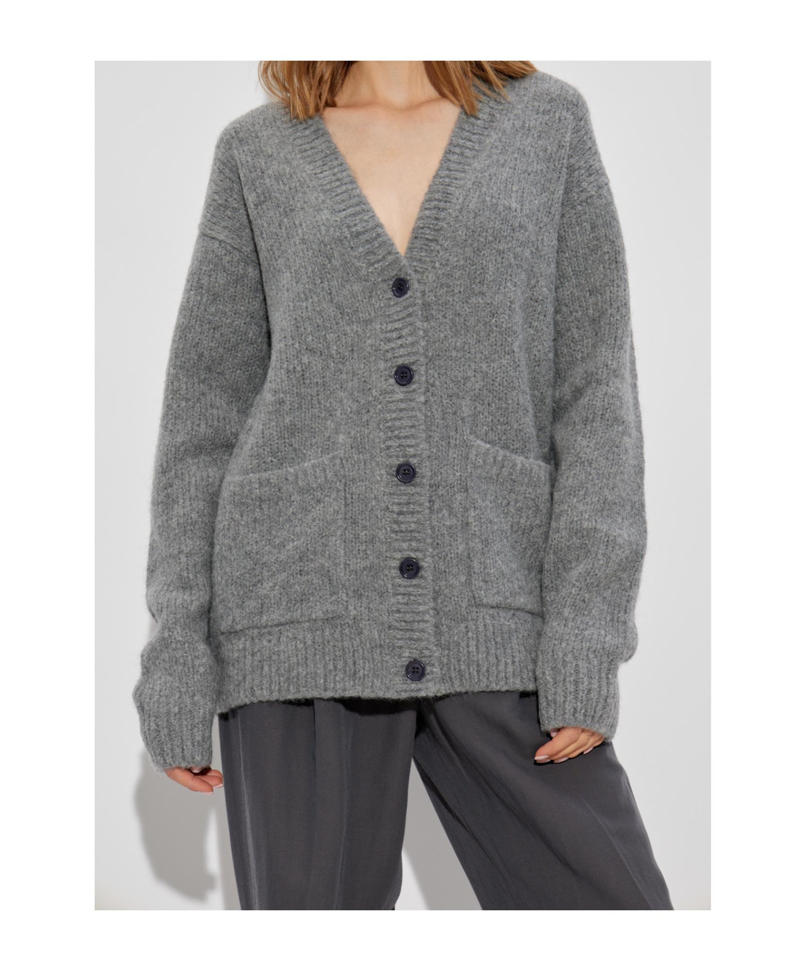 DRIES VAN NOTEN Cardigan Toka In Grey Product Image