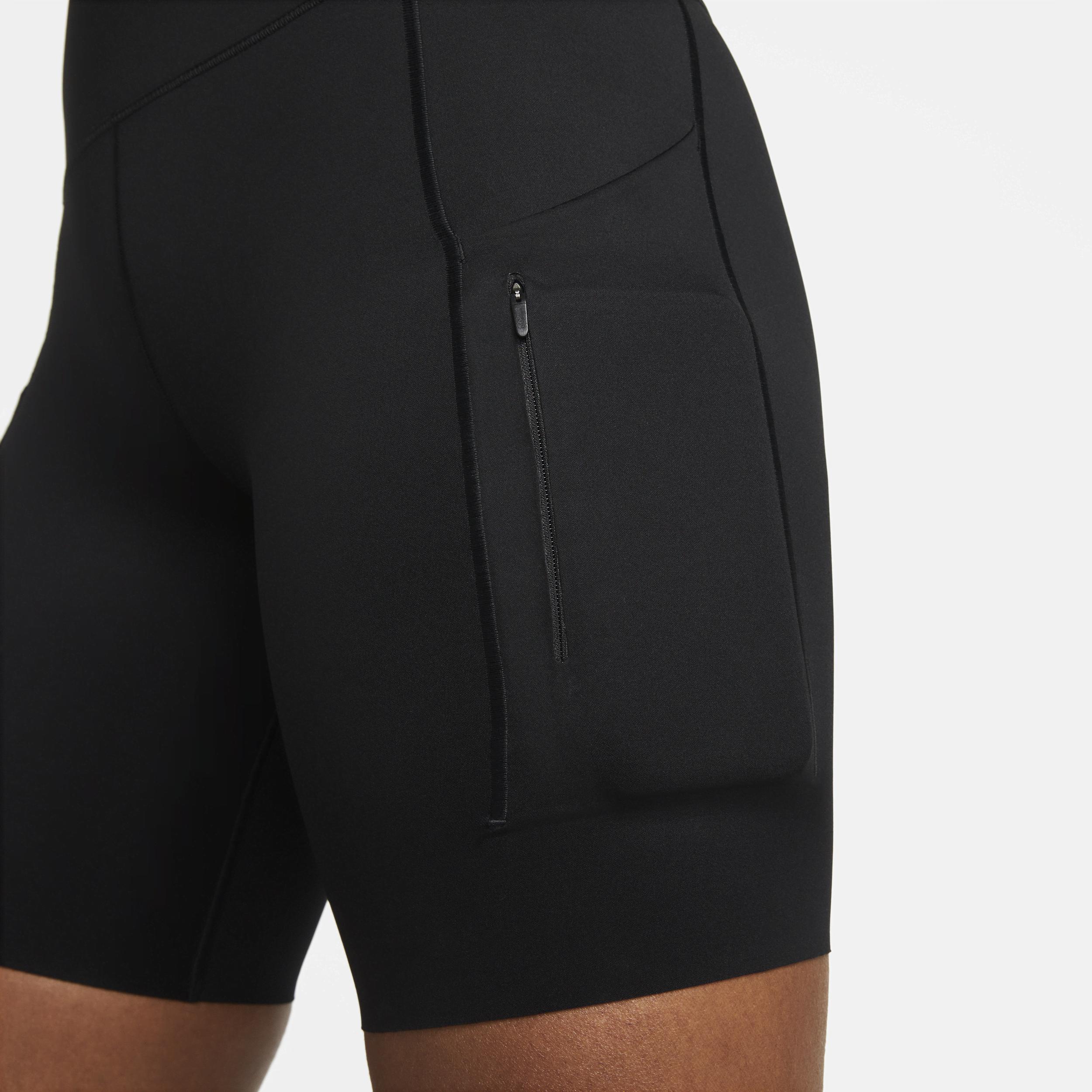 Nike Women's Go Firm-Support Mid-Rise 8" Biker Shorts with Pockets Product Image