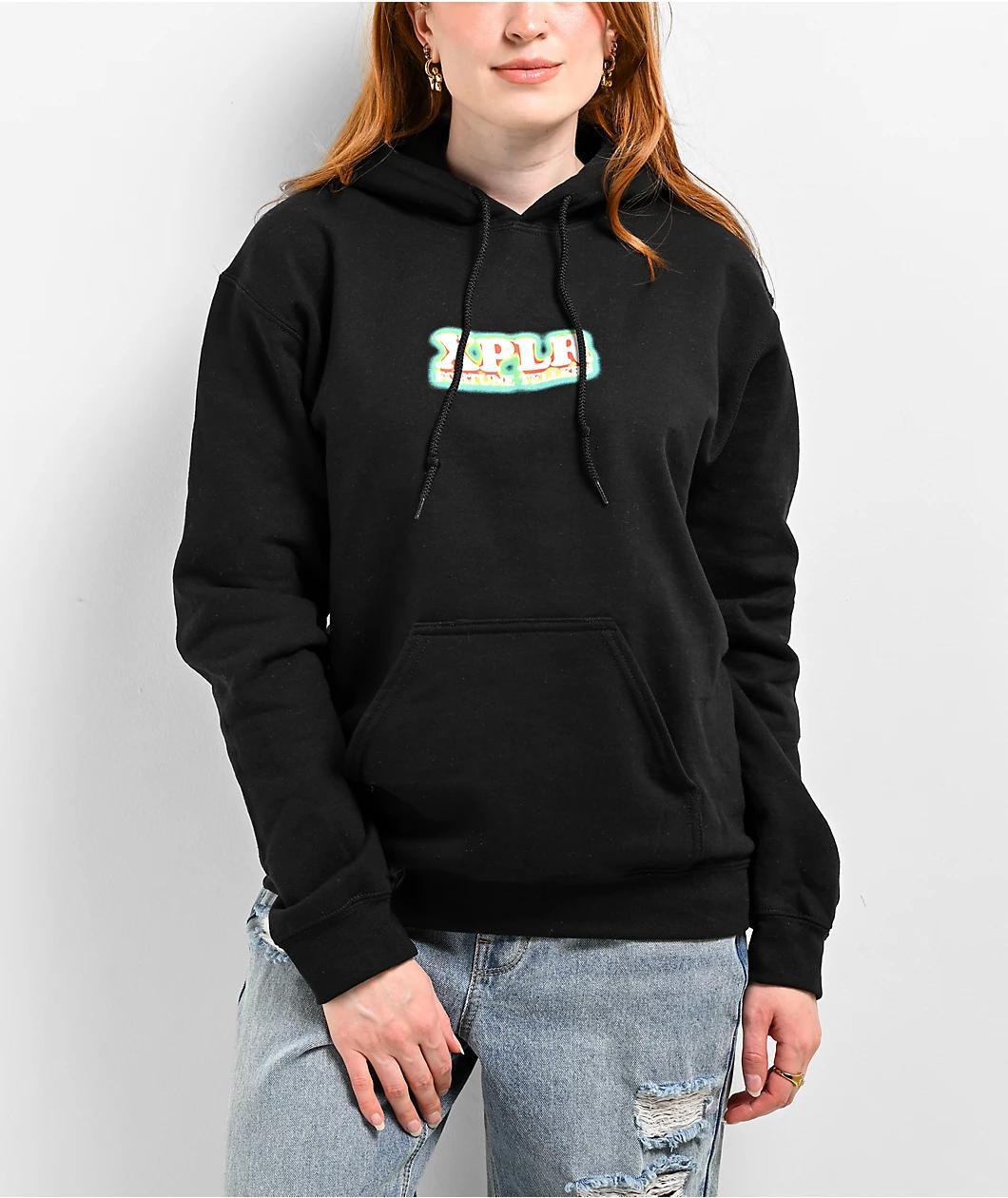 XPLR Fortune Teller Black Hoodie Product Image