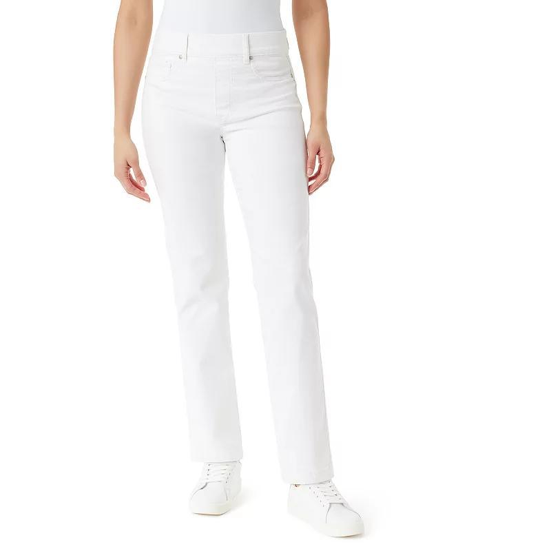 Petite Gloria Vanderbilt Shape Effect Pull-On Jeans, Womens Product Image