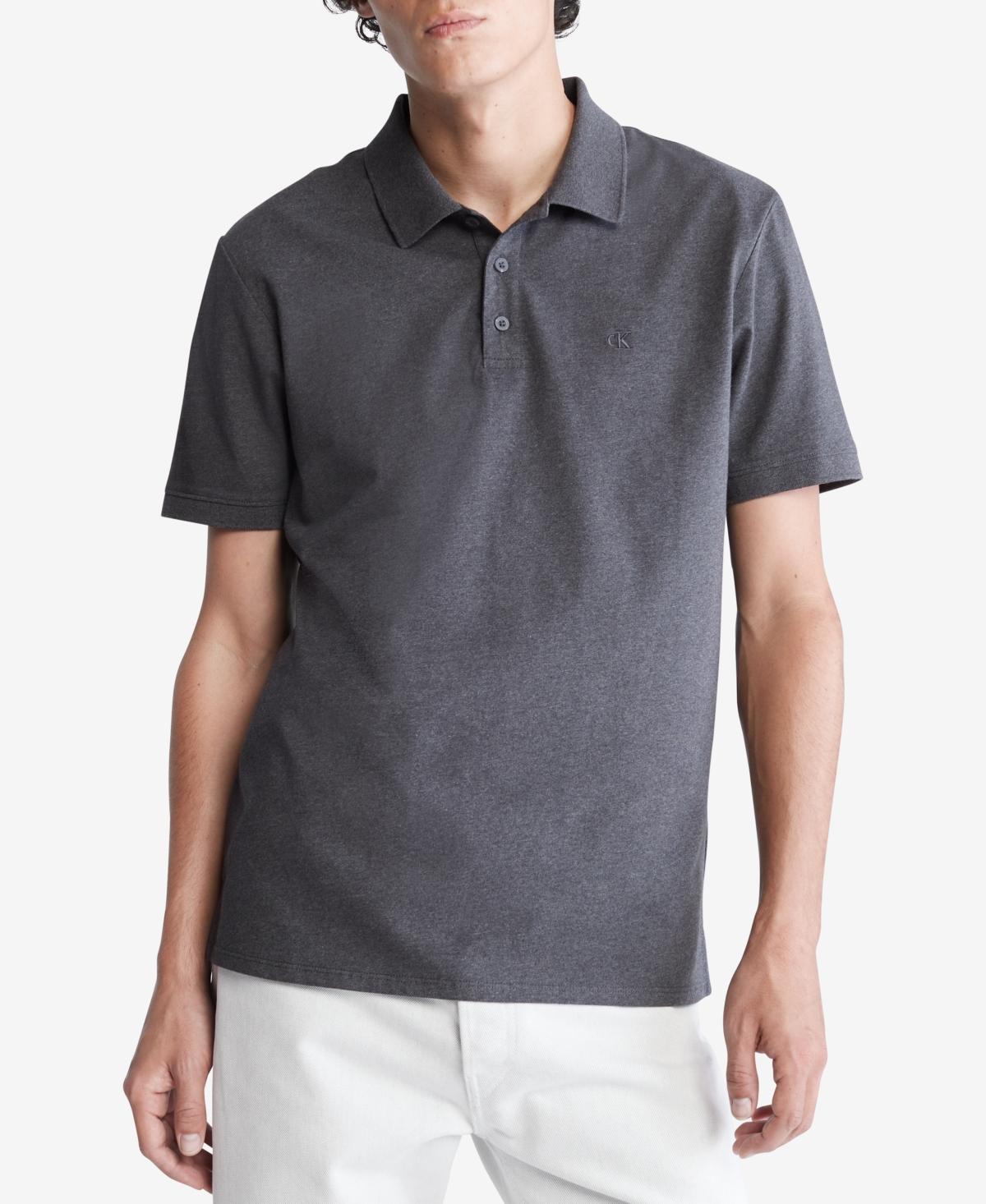 Calvin Klein Short Sleeve Classic Fit Smooth Polo Shirt Product Image