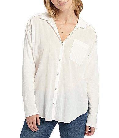 Womens Paige Button-Up Shirt Product Image