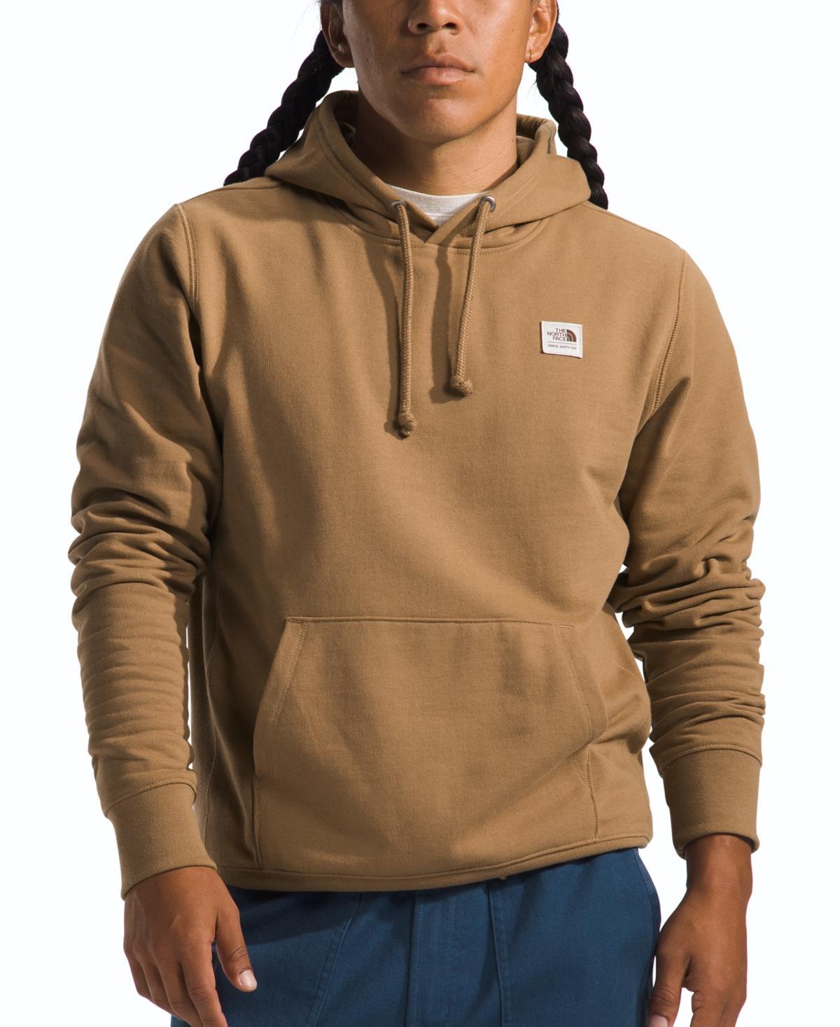 The North Face Mens Heritage-Like Patch Pullover Hooded Sweatshirt - Utility Brown Product Image