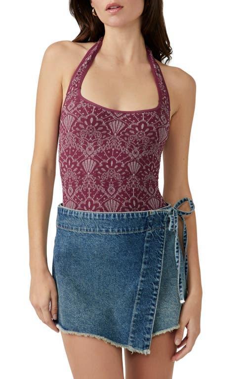 Free People With Love Halter Bodysuit Product Image