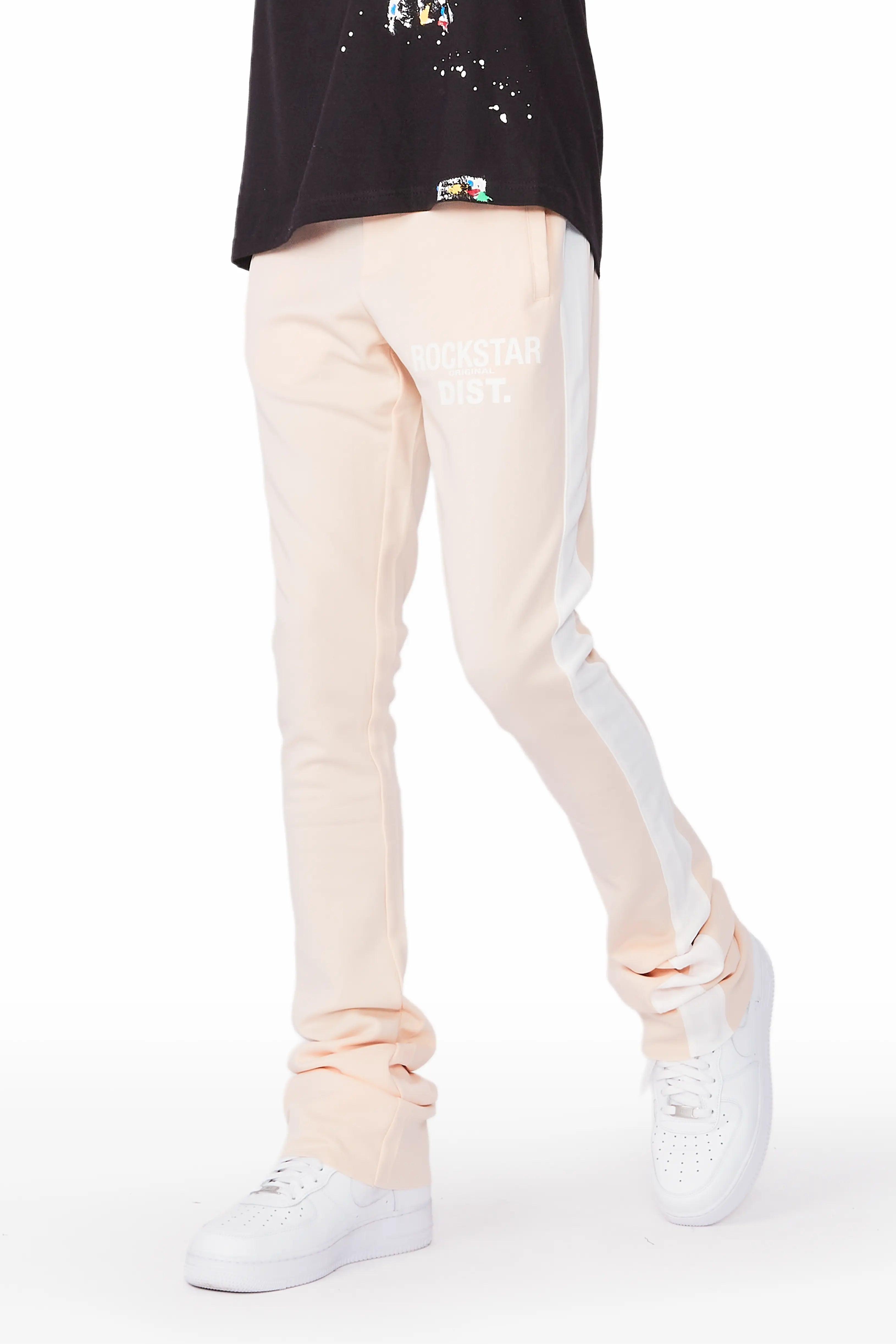 Landry Beige Super Stacked Track Pant Male Product Image