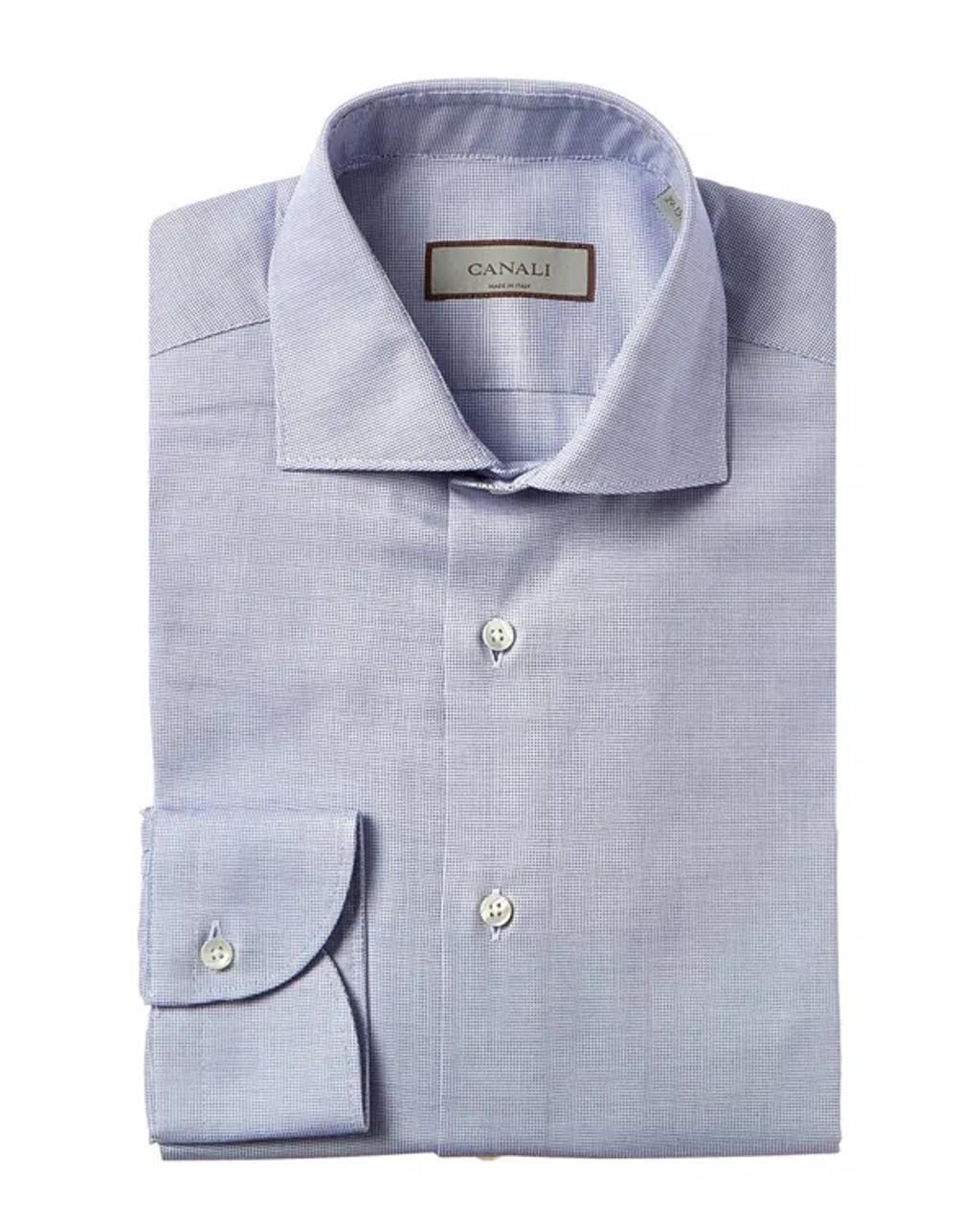 CANALI Dress Shirt In Blue Product Image