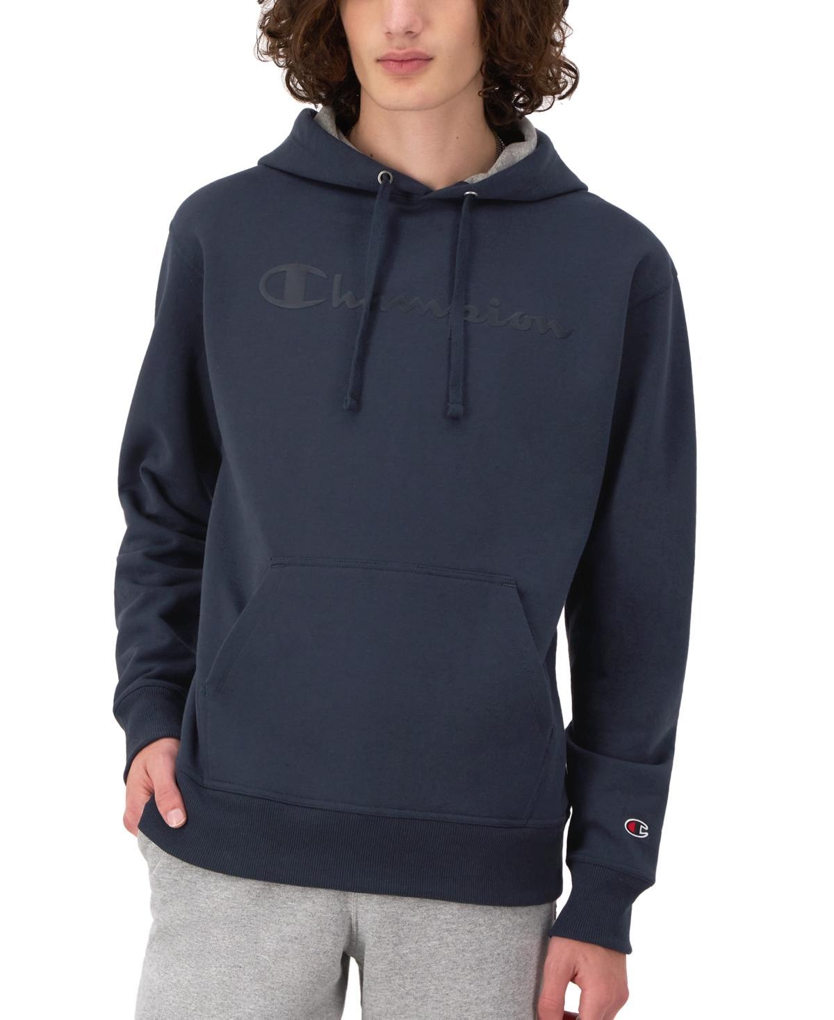 Mens Champion Powerblend Graphic Hoodie Product Image