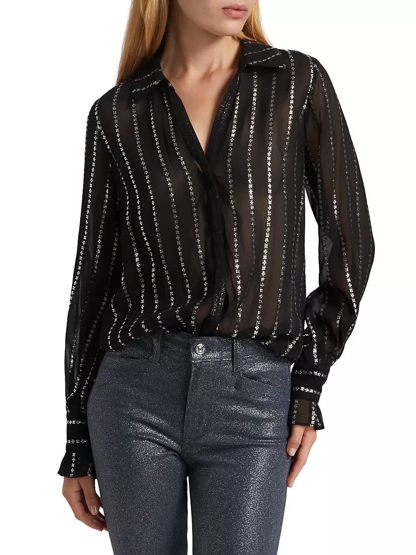 Sosa Shimmering Stripe Blouse Product Image