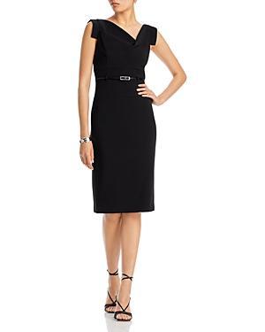 Womens Jackie Belted Sheath Dress Product Image