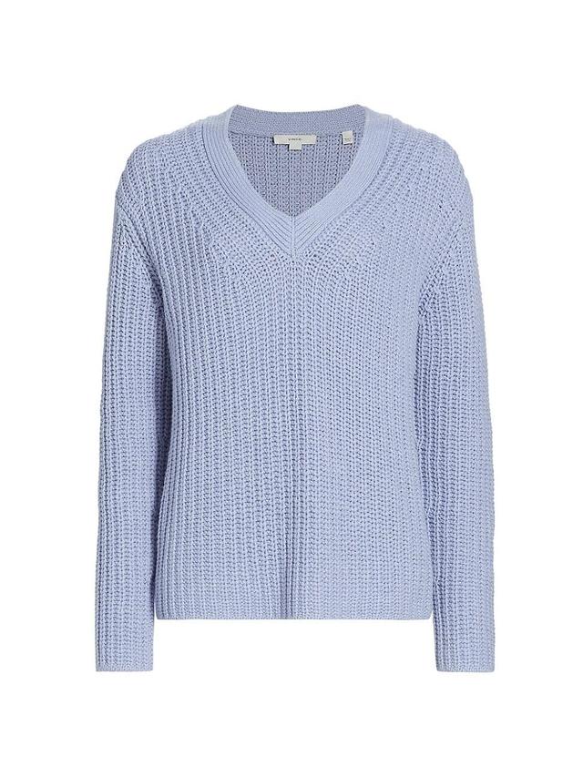 Vince Shaker Stitch V-Neck Sweater Product Image