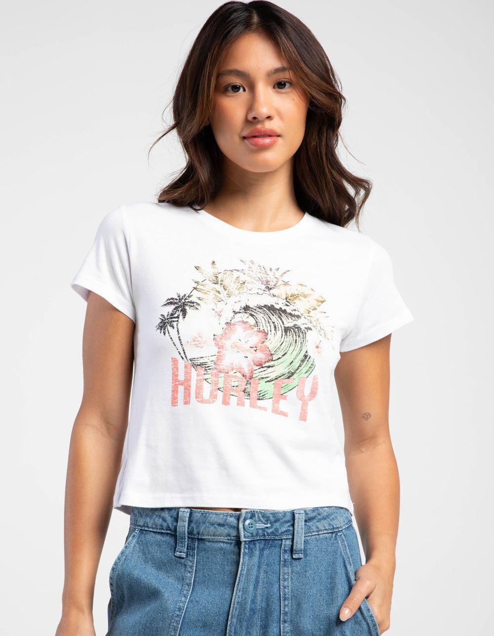 HURLEY Highland Tropics Womens Baby Tee Product Image