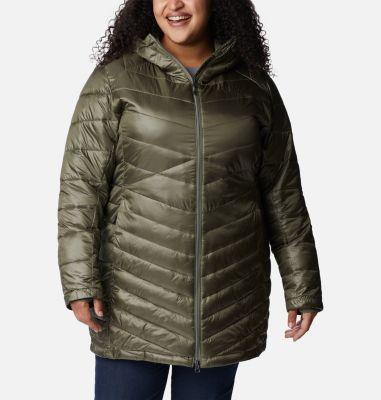 Columbia Women's Joy Peak Mid Insulated Hooded Jacket - Plus Size- Product Image