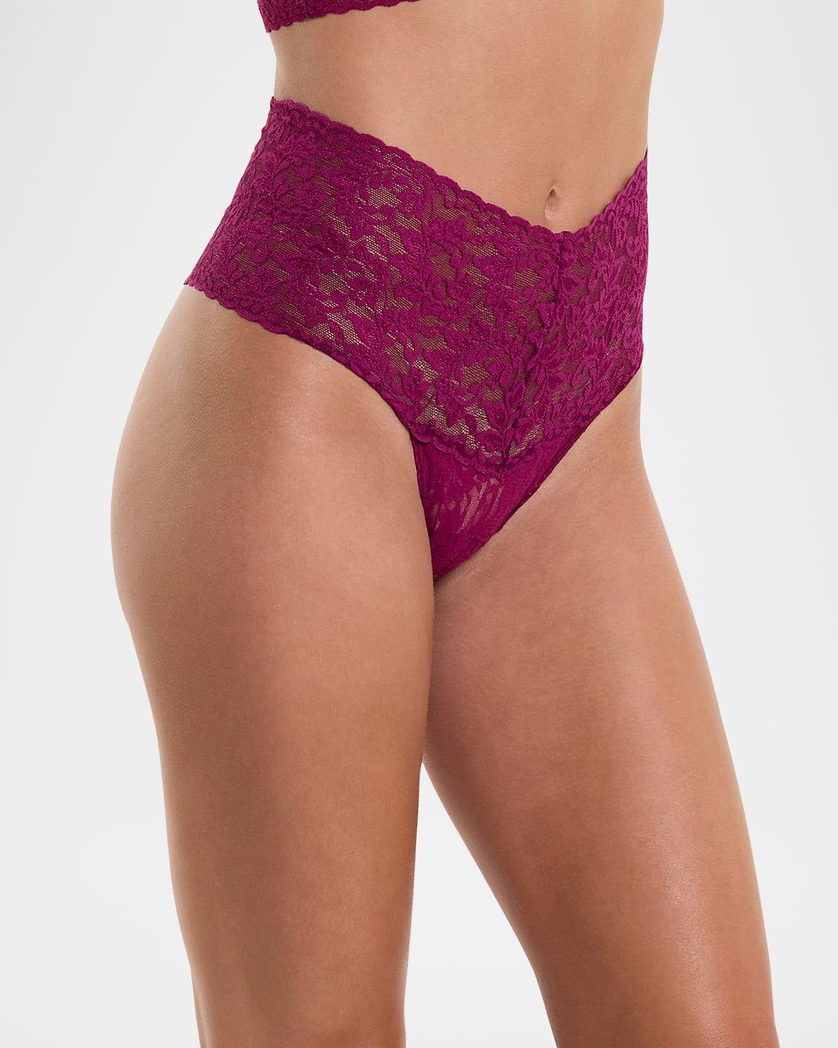 Hanky Panky Signature Lace Retro Thong Product Image