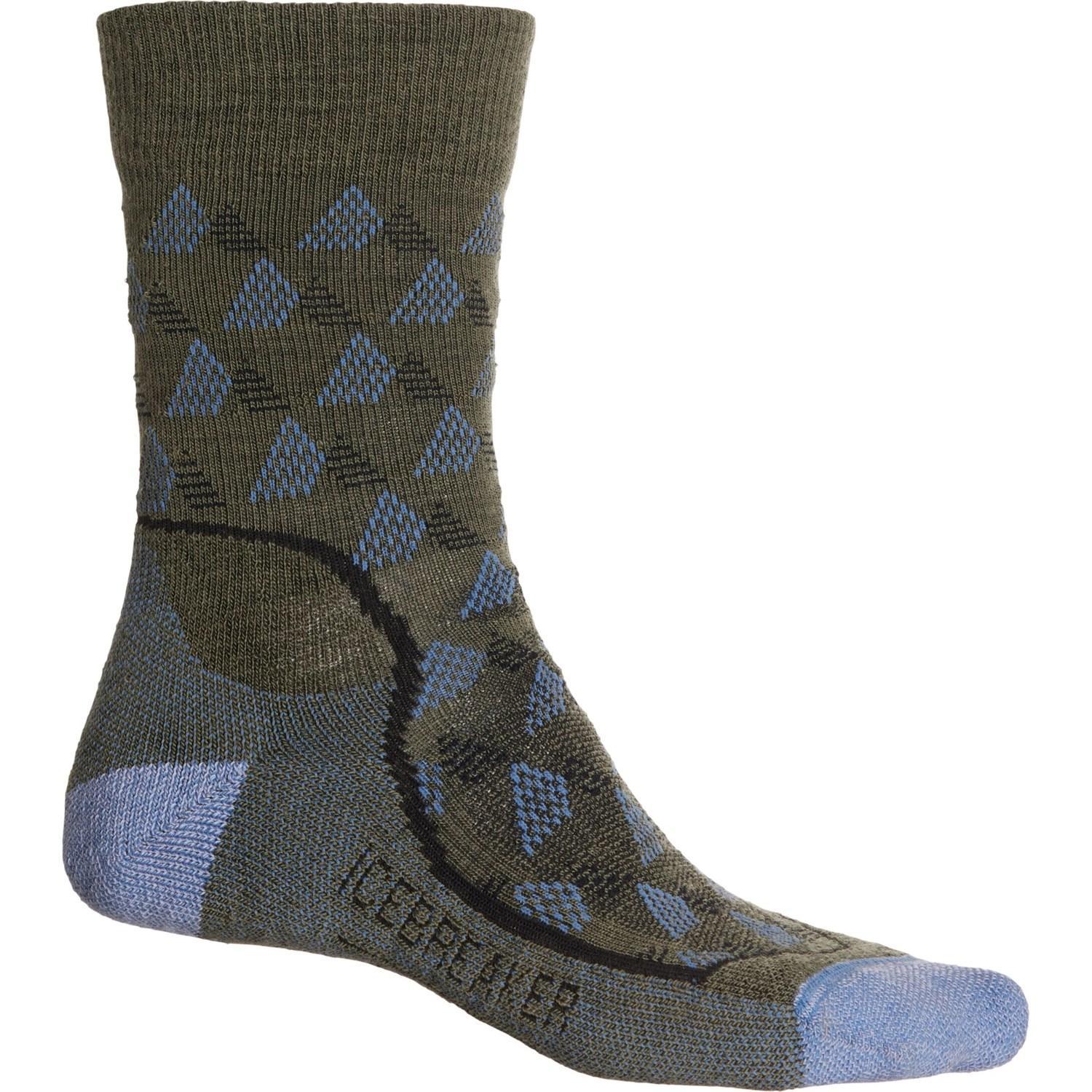 Icebreaker Light Cushion Hiking Socks - Merino Wool, Crew (For Men) Product Image