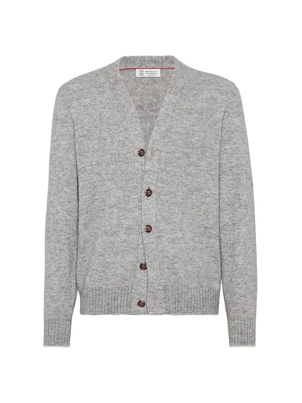 Mens Alpaca, Cotton and Wool Cardigan Product Image