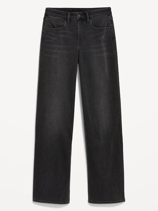 High-Waisted Wow Wide-Leg Jeans Product Image