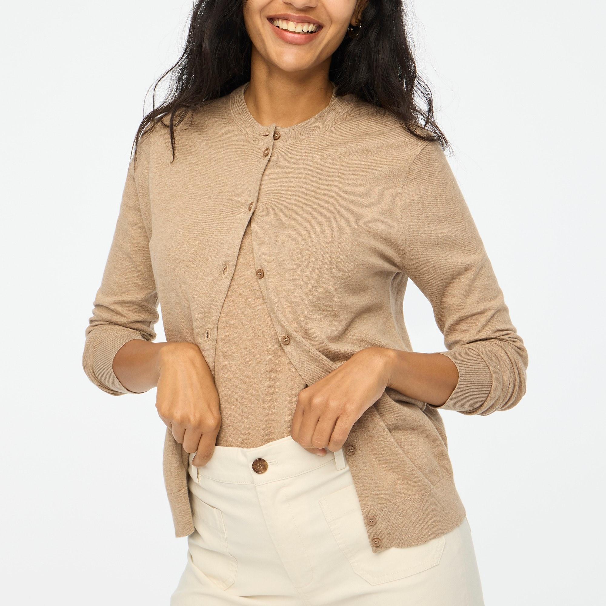 Classic cotton cardigan sweater product image