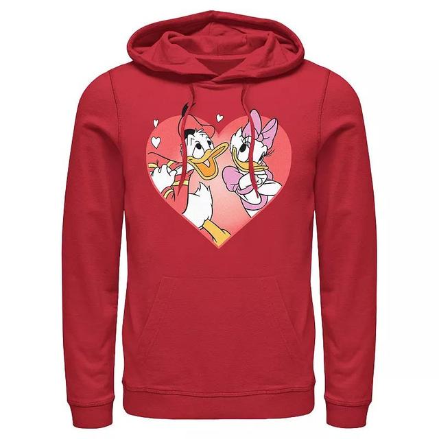 Disneys Donald Duck And Daisy Love Mens Graphic Hoodie Product Image