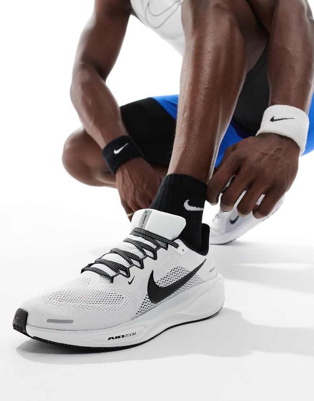 NIKE Air Zoom Pegasus 41 Sneakers In White And Black Product Image